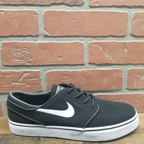 NIKE Other - Nike SB Jnoski Black & White Canvas Skate Shoes